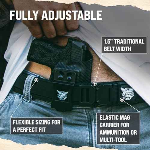 We The People Holsters - Tactical Gun Belt with Talon Buckle - Tactical Gun Belt for Concealed Carry