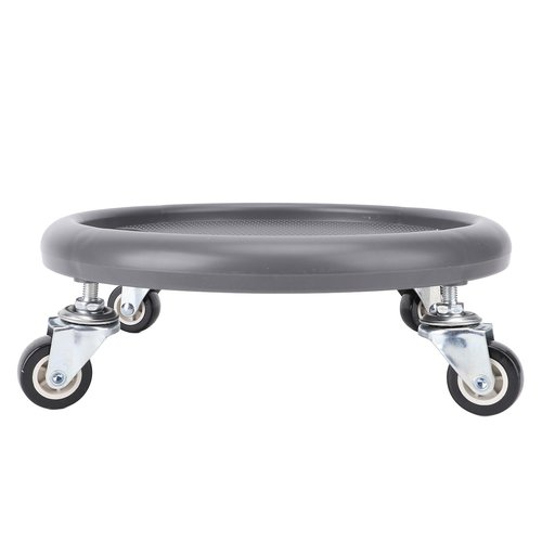 NOENNULL 4-Wheel Roller Trainer for Enhanced Core Strength and Fitness Roller Sliding Disc, Odorless Premium Workout Device with 360 Degree Rotation, Stability for Home Gym (Grey)