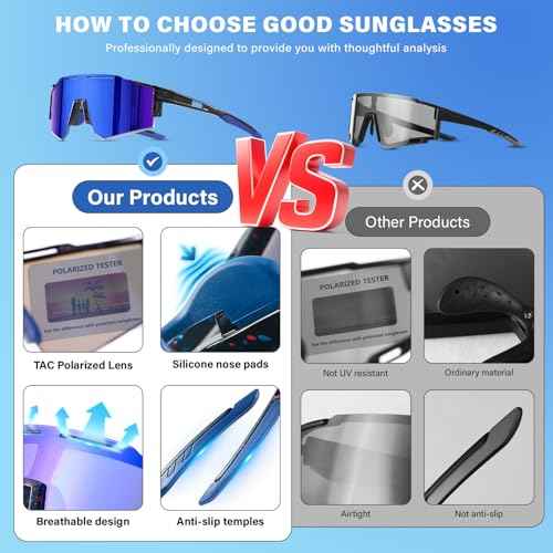 Polarized Kids Sunglasses Youth Softball Cycling Sports Sun Glasses Boys Girls UV400 Protection Goggles