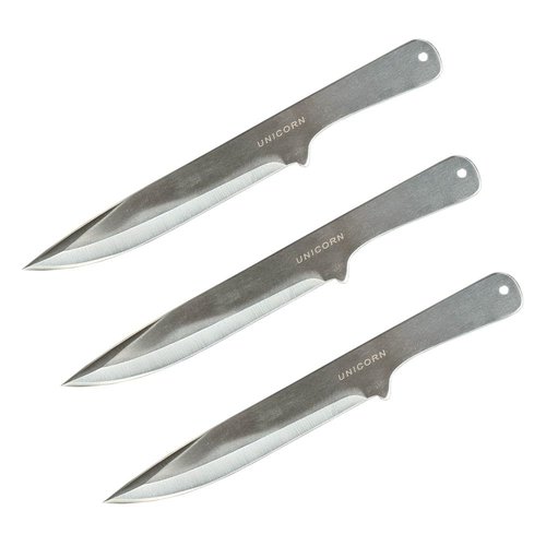 YINDISI TACTICALEDGED.Dojo Unicorn-Condor-A Throwing Spikes Set (3 Pieces) – Full-Tang Precision Training Spikes with Quillon Design, 320g and 370g Weight Options (Standard)