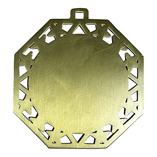 Express Medals Soccer Gold Medals Trophy Award with Neck Ribbons EMDC214Soccer - (Pack of 10)