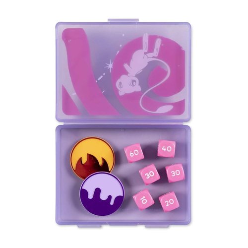 Pokémon Center: Pokémon TCG Mythical Mew Damage-Counter Dice & Condition Markers Set