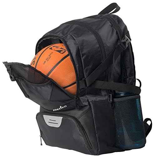 Athletico National Soccer Bag - Backpack for Soccer, Basketball & Football Includes Separate Cleat and Ball Holder