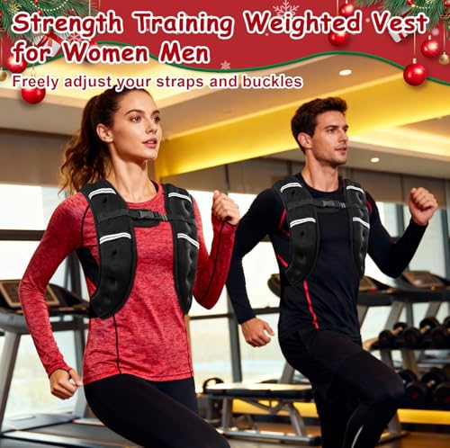 Weighted Vest for Men Women 6lb-30lb Adjustable Fitness Training Equipment