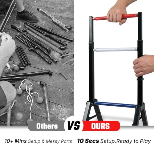 Metal Ladder Toss Game Set for Outdoor Games - Flag Variation