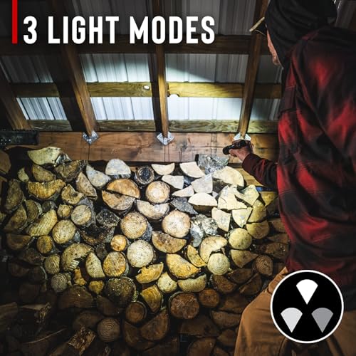 Waterproof Rechargeable LED Flashlight 1000 Lumens - 2 Pack