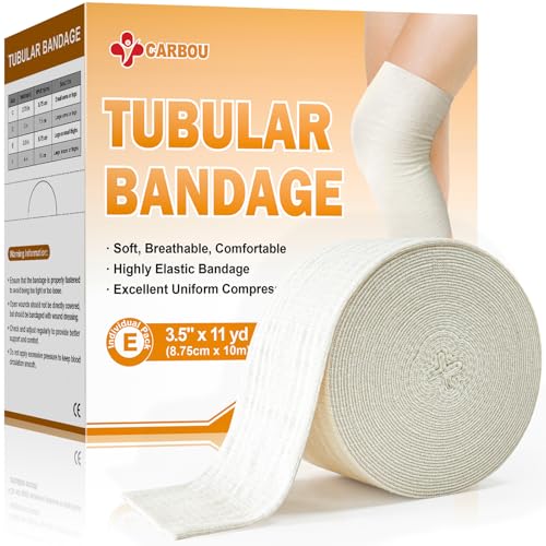 Elasticated Tubular Bandage 3.5 Inch x 11 Yard Size E Compression Support