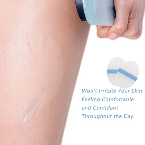 TWZKXC 40 Pcs Thigh Inner Anti Chafing Sticker, Transparent Thighs Prevention Anti Friction Pad Invisible Thigh Tapes Chafe for Rubbing Protect Silent Sticker(Transparent Invisible)