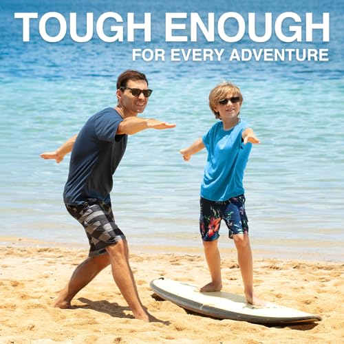 Kids Rash Guard Swim Shirt UPF 50+ Solid Aqua 12 / Boys' Sun Protection Top