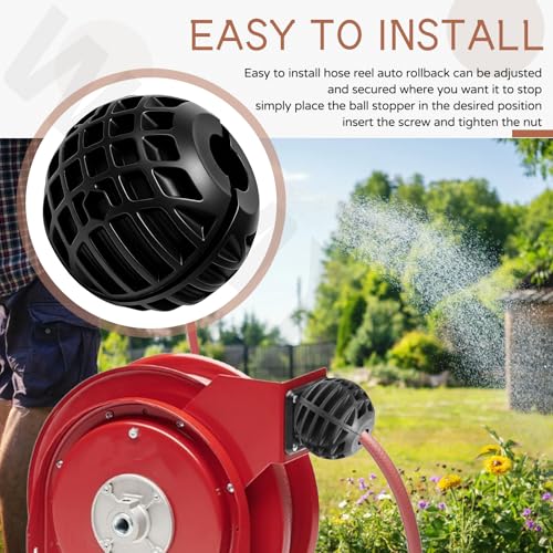 16mm Hole Ball Stopper for 3/8 inch Air Hose Reels - Adjustable Buffer