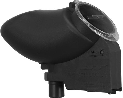 JT Revolution Paintball Loader Electronic Fed Hopper/ Holdsup to 180 Paintballs/ Black