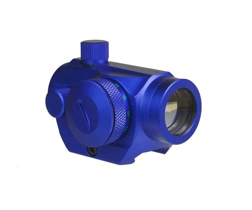 TWP Mini Reflex Dot Sight Scope, Red & Green Illumination,Weaver Picatinny Rail Mount Aluminum Structure Anodized Blue