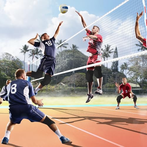 RYBTB Breathable Volleyball Knee Pads for Dancers Men Women Kids - Black / Medium