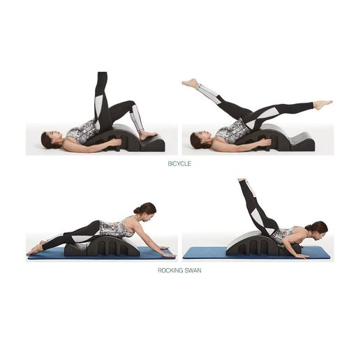 Thia Spine Corrector, Balanced Pilates arc Spine Corrector Back Pain Reliefback, Pilates Yoga Wedge Massage Table for Spine Health, Balance, Core Strengthening and Stretching