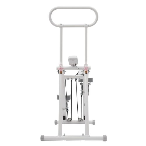 Stair Stepper for Home,Folding Cardio Stair Climber for Full Body Workout Exercise Climber Fitness Equipment,Stair Stepper Machine with Adjustable Handrail 300LBS Capacity (White)