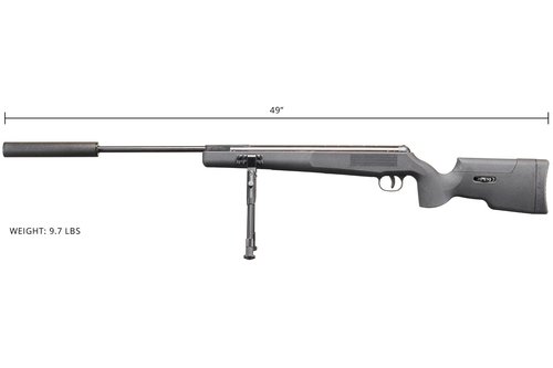 Lancer Tactical x SnowPeak SR1250S Break Barrel 5.5mm .22 Caliber Air Gun - (Black) Up to 800 FPS