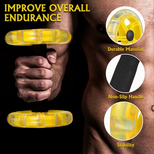 Dual Ab Roller Wheel Set for Core Workout - Portable Abdominal Exercise Equipment