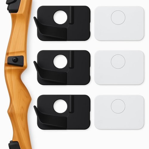 Arrow Rest for Compound Bows - 3Pcs Plastic Bow and Arrow Rests Recurve Bow Rest for Hunting, Bowfishing Arrow Rest - Black Archery Rest for Right/Left Hand Target Arrow Rest Bow Shooting Accessories