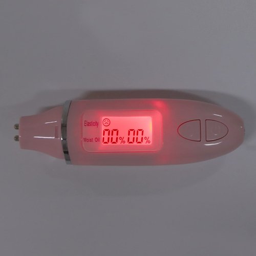 Natudeco Facial Skin Analyzer Skin Tester Portable Water Oil Detector Pen with Digital LCD Display Skin Moisture Meter for Home Beauty Salon SPA Care