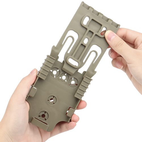Tactical Holster Combination Adapter，Hunting Drop Leg Holster Thigh Belt with QLS Kit and Mid-Ride Belt Loop Platform