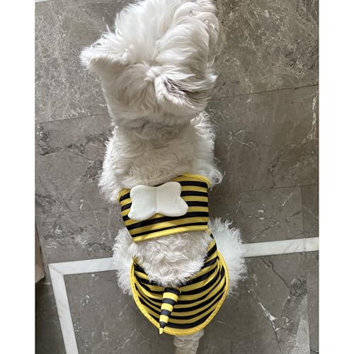 Pet Swimwear Bikini for Small Dogs & Cats - Yellow Bee X-Small
