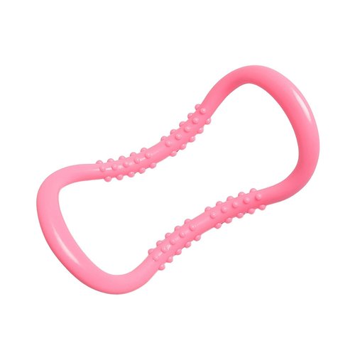VEAREAR Yoga Equipment,Circle Stretch Resistance Ring, Fitness Sport Home Training Resistance Support Tool Calf Massage,Home Gym Workout Pink 2pcs