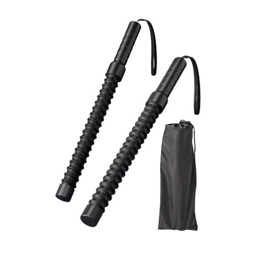 Menolana 2Pcs Ropeless Battle Ropes, Spring Sticks Exercise Bar Strength Conditioning Workout Ropes,Fitness Heavy Rope for Workout Training Home Battling,Home Gym