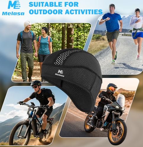 Breathable Skull Cap for Men - Cooling Hard Hat Liner with Neck Shade
