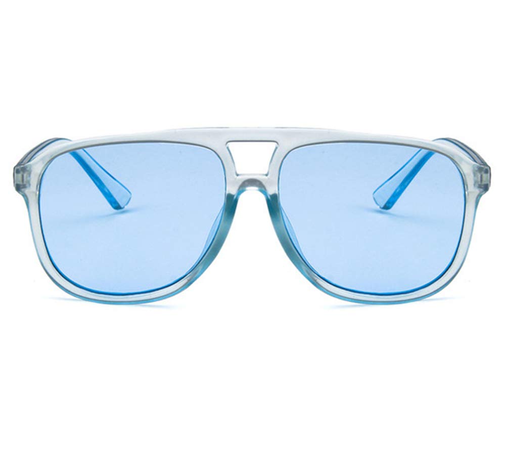 Unisex Sunglasses Fashion Blue Drive Holiday Rectangle Non-Polarized UV400