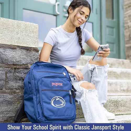 JanSport NCAA Officially Licensed Backpack, Florida Gators, Big Student with Padded 15-Inch Laptop Sleeve, 2 Compartment Computer Bag with Bottle Pocket & Haul Handle, Book Rucksack, Graphite Grey