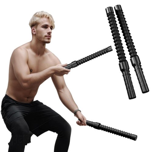 Ropeless Battle Rope for Home Gym - Lightweight Battle Rope for HIIT, Cardio & Strength Training, Low-Impact Exercise Ropes Equipment Workout Ropes for Home Workout - 2PCS