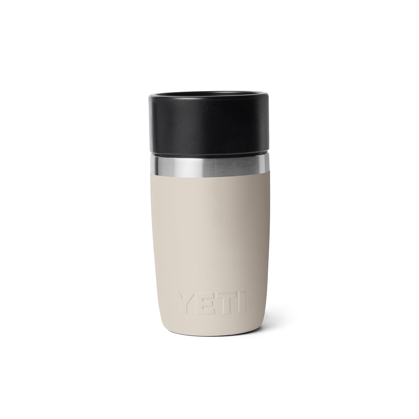 YETI Rambler 8 oz Travel Bottle, Stainless Steel, Vacuum Insulated with Leakproof Commuter Cap, Cape Taupe