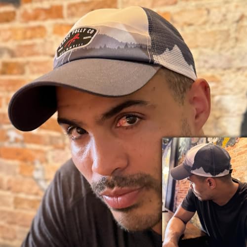 Grace Folly Mesh Baseball Cap - Adjustable Dad Hat for Men & Women - Mountain Ridge Variation