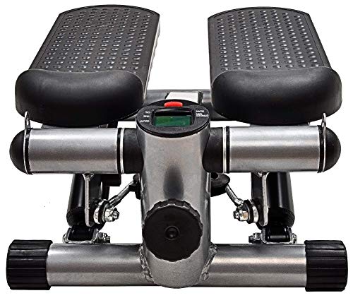 Fitvids Steppers for Exercise with Handlebar, Stair Steeper with Resistance Bands, Portable Stepper Capable of Full-Body Exercise, Low Noise and Smooth, Bear 300 lbs