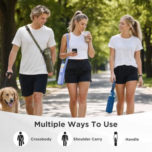 Adjustable Water Bottle Holder Strap - Universal Fit for 16-40 oz Bottles
