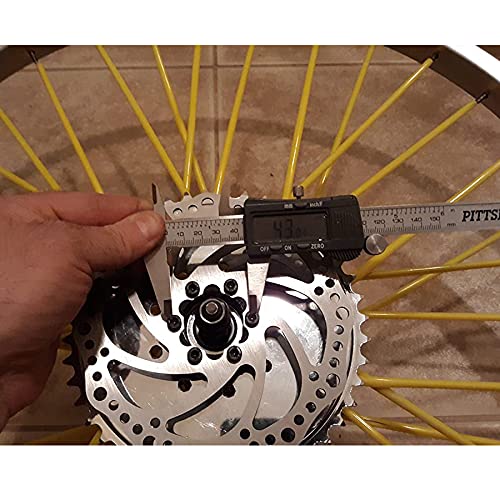 Teyssor 140mm 160mm 180mm 203mm Bike Disc Brake Rotor with 6 Bolts Fit for Road Bike Mountain Bike BMX MTB