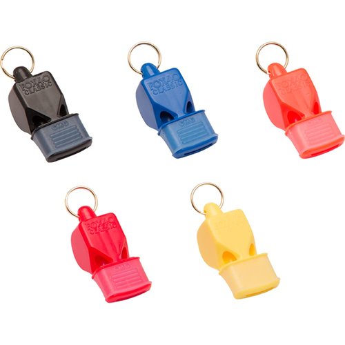 Fox 40 Classic CMG Safety Neon Yellow Whistle + Break-Away Safety Whistle Cord Neon Yellow