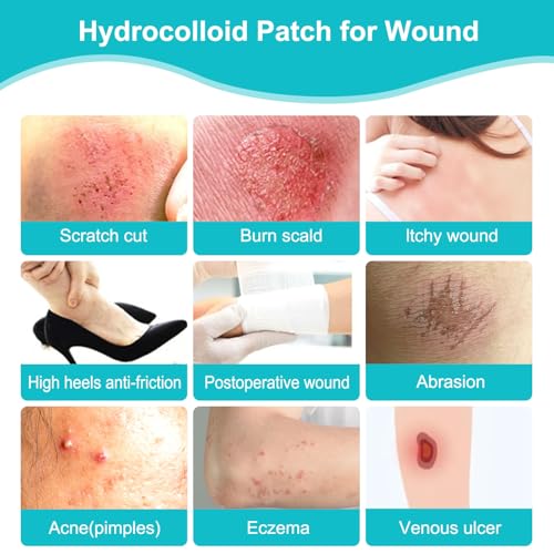Hydrocolloid Bandage Roll 1.9" x 118" Waterproof Self-Adhesive Wound Dressing