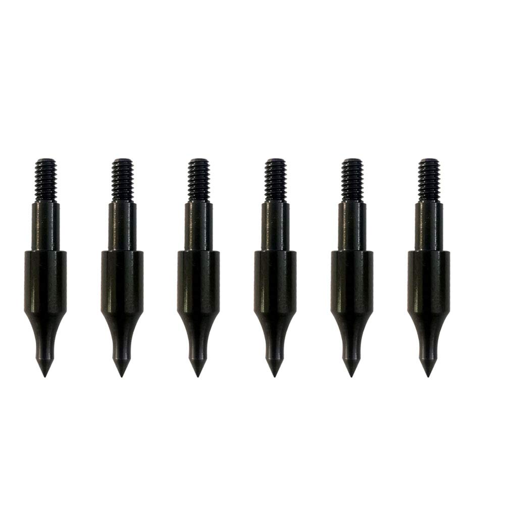 TianTac 100 Grain Archery Field Points Practice Field Tips, Archery Target Practice Hunting Arrow Tip for Recurve, Compound Bow Crossbow, Screw-in 100 Grain (12pcs)