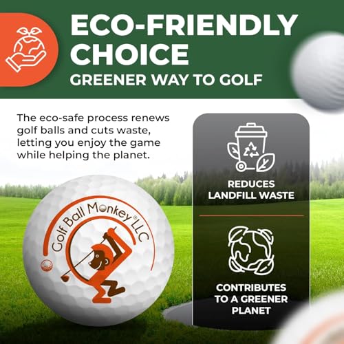 Bulk Used Golf Balls 100 Pack for Practice & Driving Range - Recycled Shag Balls