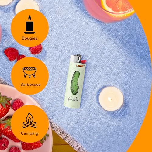 Set of 8 Fun Collectible Pocket Lighters - Assorted Designs