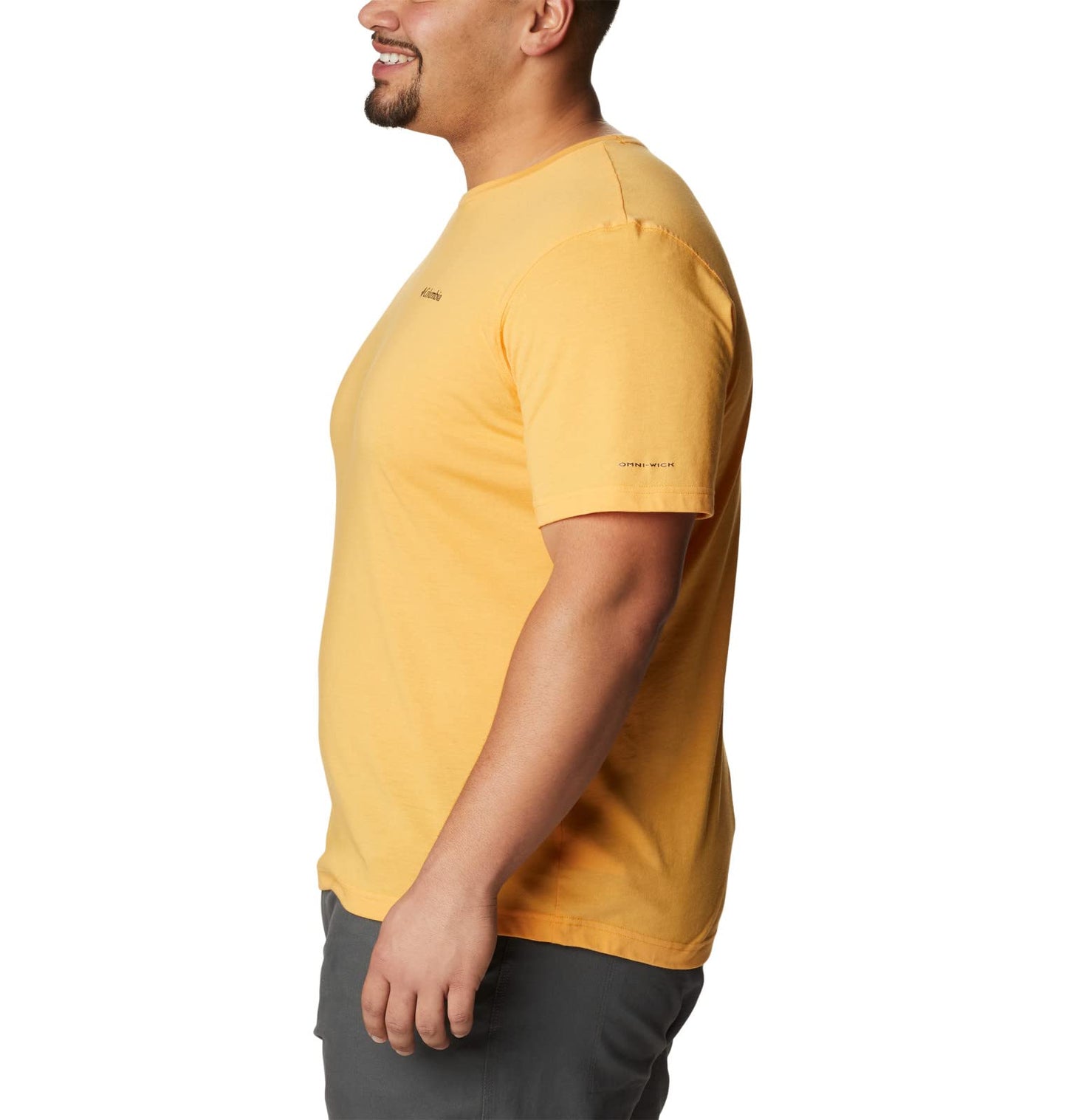 Columbia Men's Thistletown Hills Short Sleeve, Mango Heather, 5X Big
