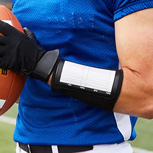Youth Navy Wristband Playbook for Football, Baseball & More