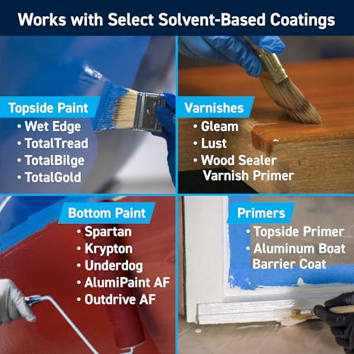 TotalBoat Thinner 100 Brushing Solvent for Marine Paint & Varnish - Gallon, 128 Fl Oz