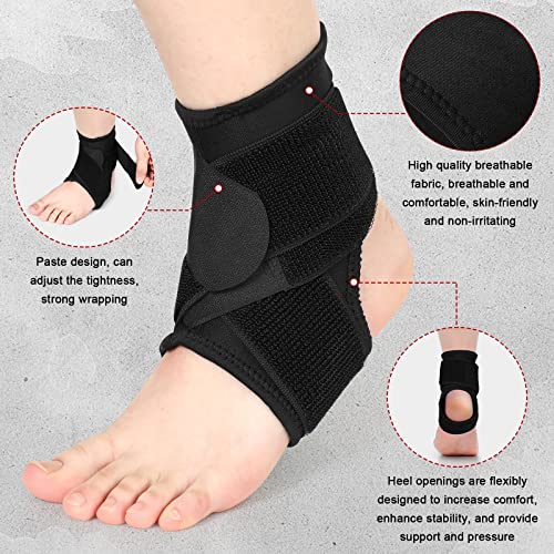 Kids Ankle Support Brace Black S - Youth Ankle Brace for Sports & Injury Relief