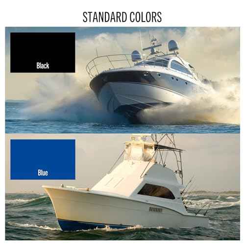 Rust-Oleum Available 207012 Marine Flat Boat Bottom Antifouling Enamel Paint, 1-Quart, Black, (Pack of 1), 32 Fl Oz