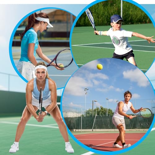 Tennis Balls 6 Pack for Practice & Dog Play - High Elasticity, Multi-Color