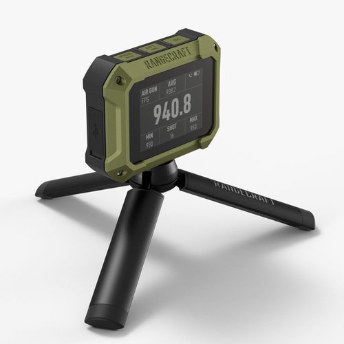 Athlon Optics Rangecraft Velocity Pro Radar Chronograph w/ 2.4" Display, Bluetooth Connectivity with App for Real-Time Projectile Speed Readings (for Any Firearm, Airgun, or Archery)