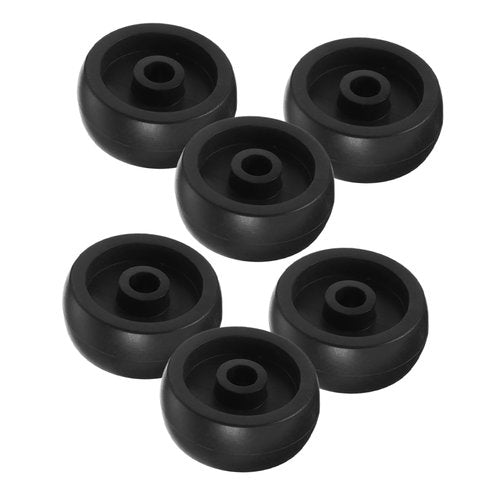 Anneome 6Pcs Gym Wheel Rollers Plastic Replacement Wheels for Treadmills Exercise Rowing Machines Versatile Fitness Equipment Accessory for Smooth Mobility