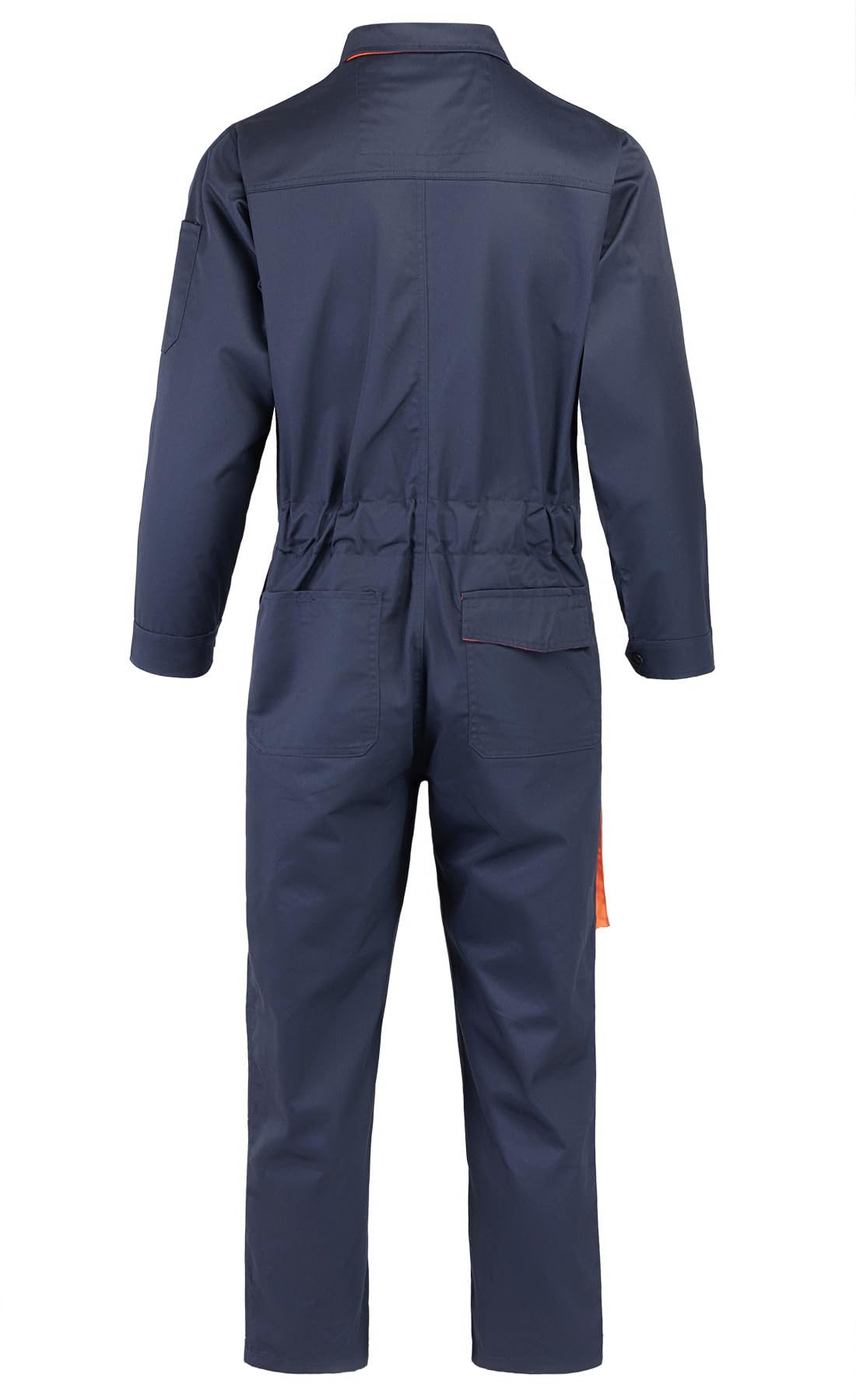 Yukirtiq Men's Coveralls Mechanic Work Jumpsuit Multi Pockets Overalls Long Sleeve Workwear Coverall, Navy Blue, S